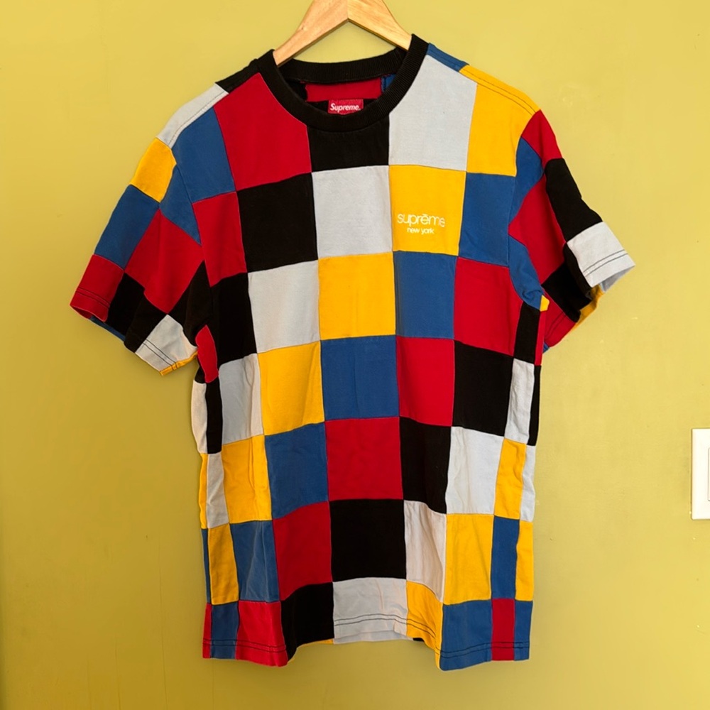 Supreme Patch Work T-Shirt / Medium / 100% Cotton